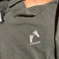 Gildan Ultra Cotton Green Reflexologist Feet Embroidered Hoodie Sweatshirt - XLarge - 25.5" x 27"