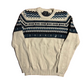 American Eagle Blue Cream Sweater - Medium - 20" x 26"