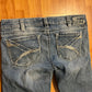 Silver Tuesday Bootcut Denim Distressed Jeans - 34" x 30"