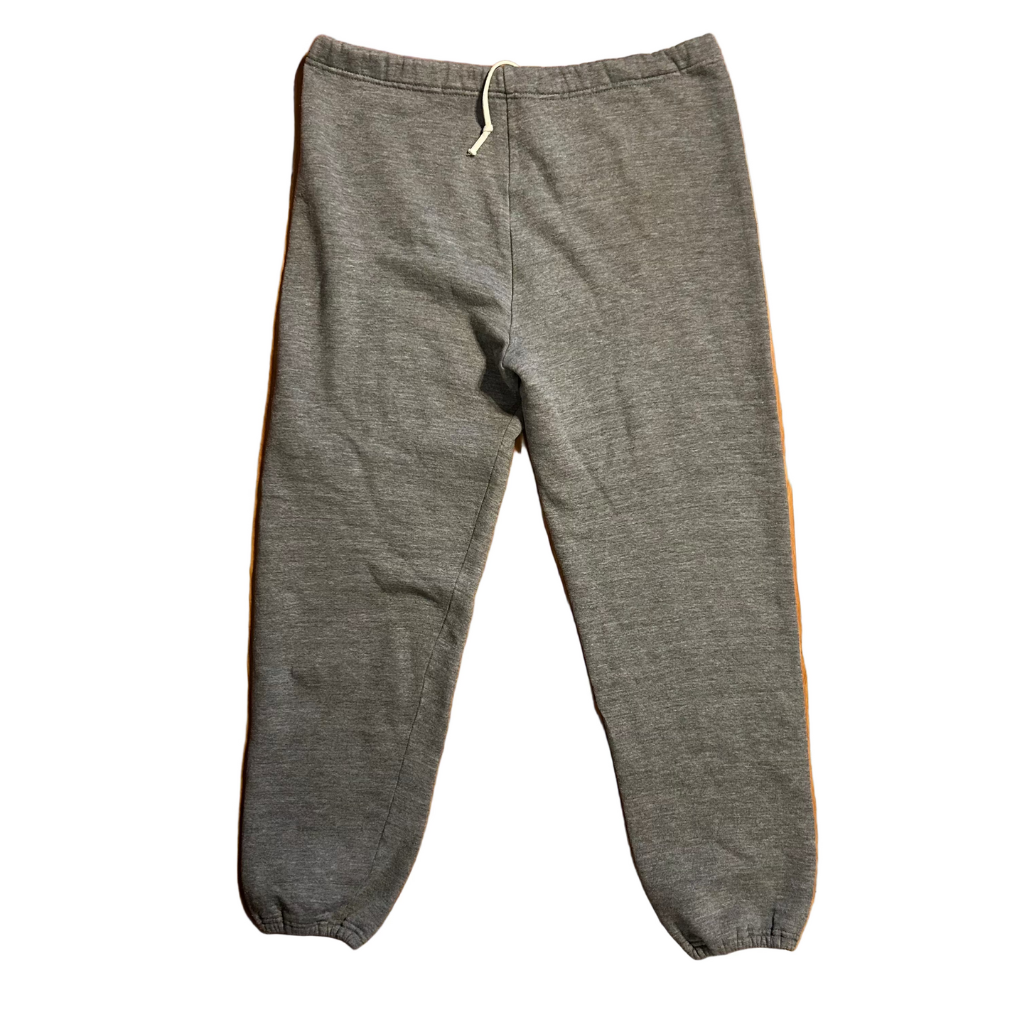 90's Jerzees Grey Cuffed Jogger Sweatpants - 34" x 28"