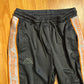 Kappa Black Orange Side Stripe Jogger Cuffed Sweatpants - 26" x 28"
