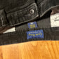 Club Room Black Corduroy Cotton Pleated Pants - 34" x 30"
