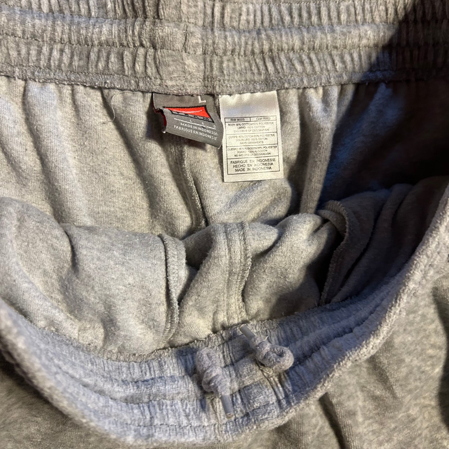 Team Nike Grey Fleece Purdue University Jogger Cuffed Sweatpants - 32" x 32"