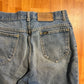 70/80's Lee Light Wash Talon Distressed Repaired Denim Blue Jeans - 30" x 28"