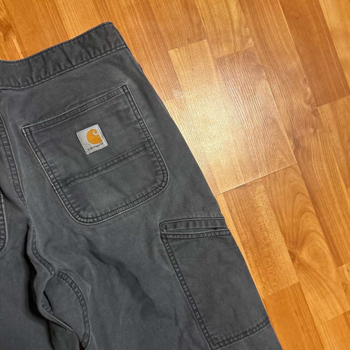 Carhartt Carphartt Double Knee Grey Work Pants - 29" x 31.5"