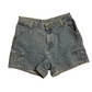 Lee Dungarees Denim Blue Jean Cargo Shorts - 29" x 3.5"