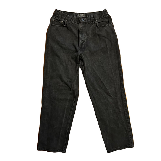 Sonoma Loose Fit Black Washed Denim Jeans - 32" x 30"