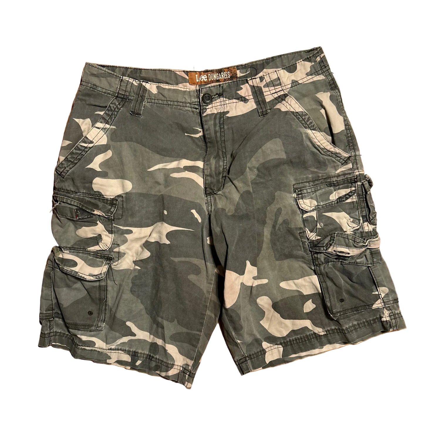 Lee Dungarees Camouflage Cargo Shorts - 30" x 10"