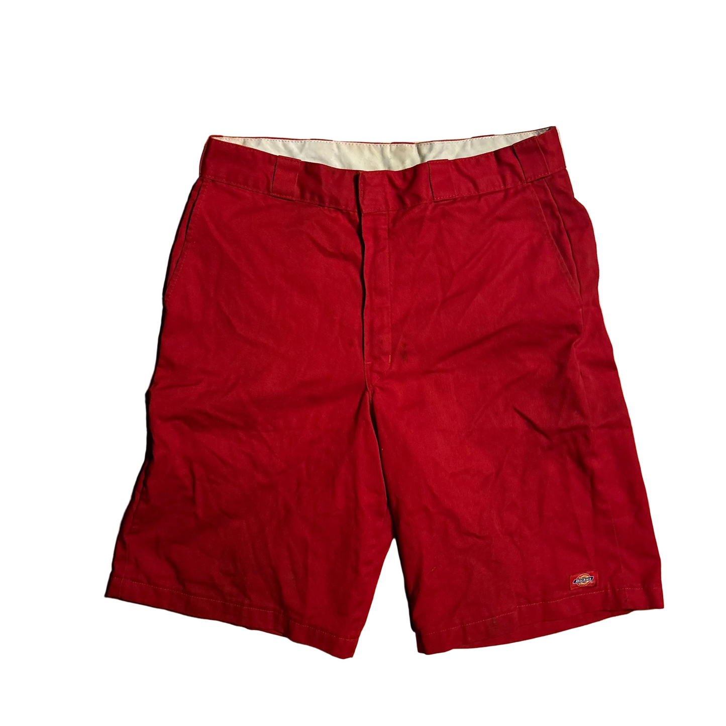 Dickies Red Work Shorts - 36" x 12.5"