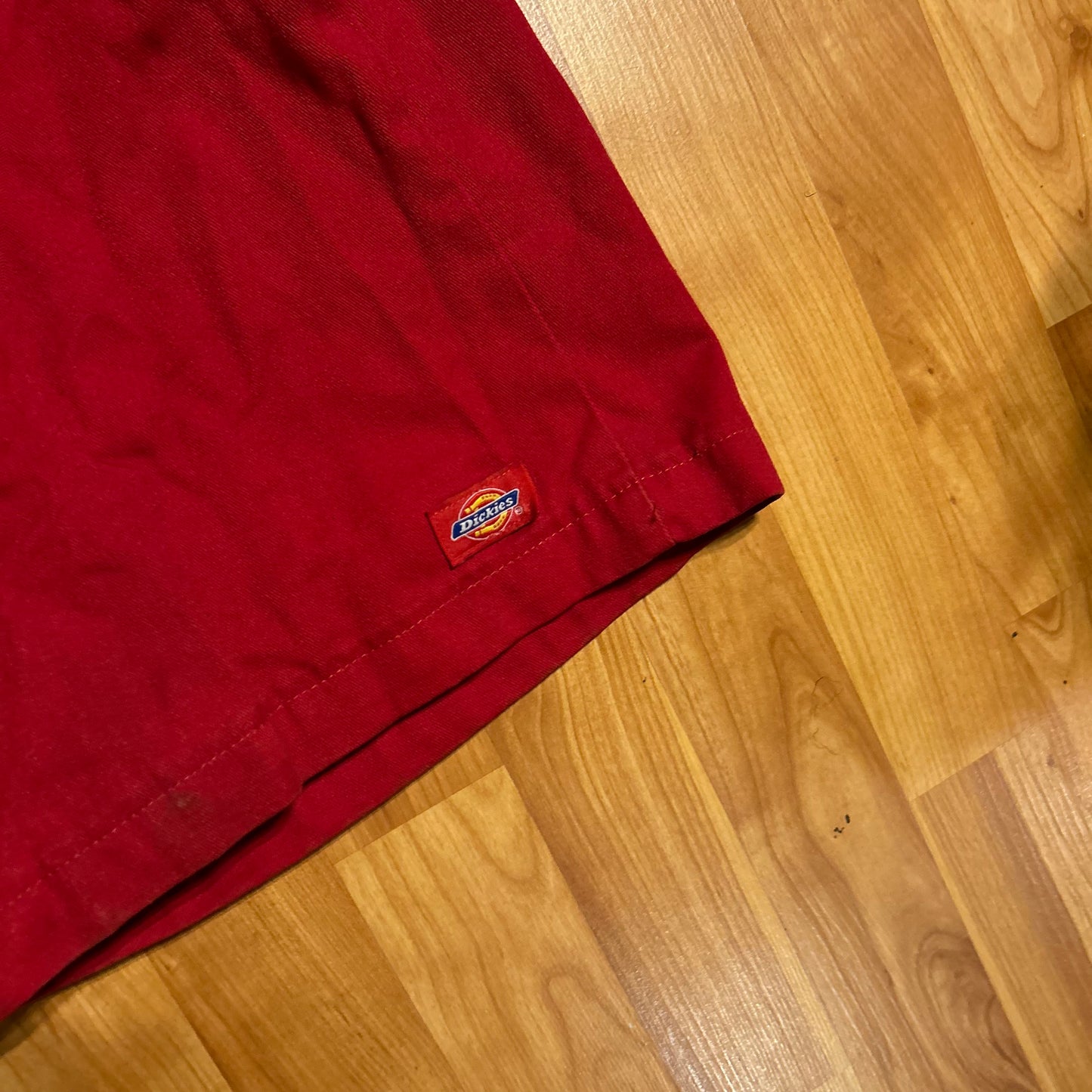 Dickies Red Work Shorts - 36" x 12.5"