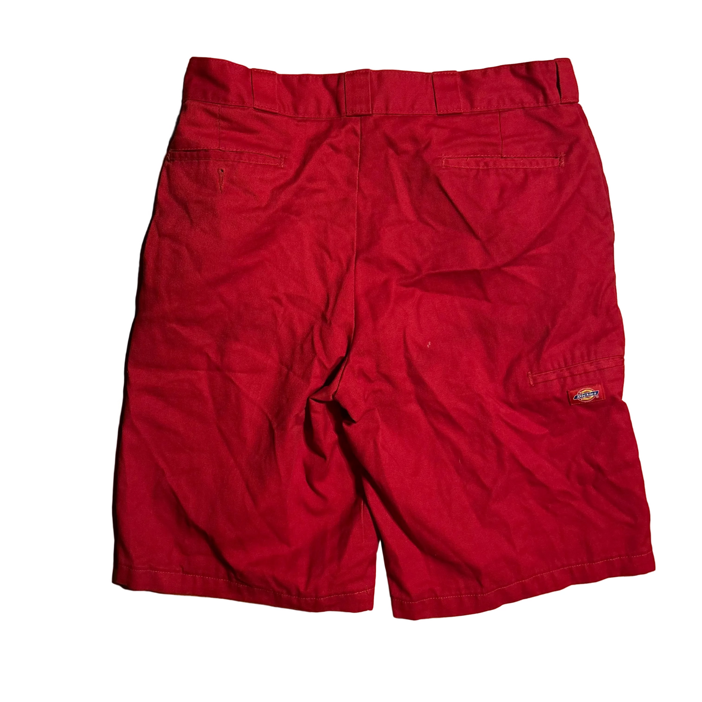 Dickies Red Work Shorts - 36" x 12.5"