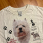 West Highland Terrier White Dog Tshirt - Small - 19.5" x 28"