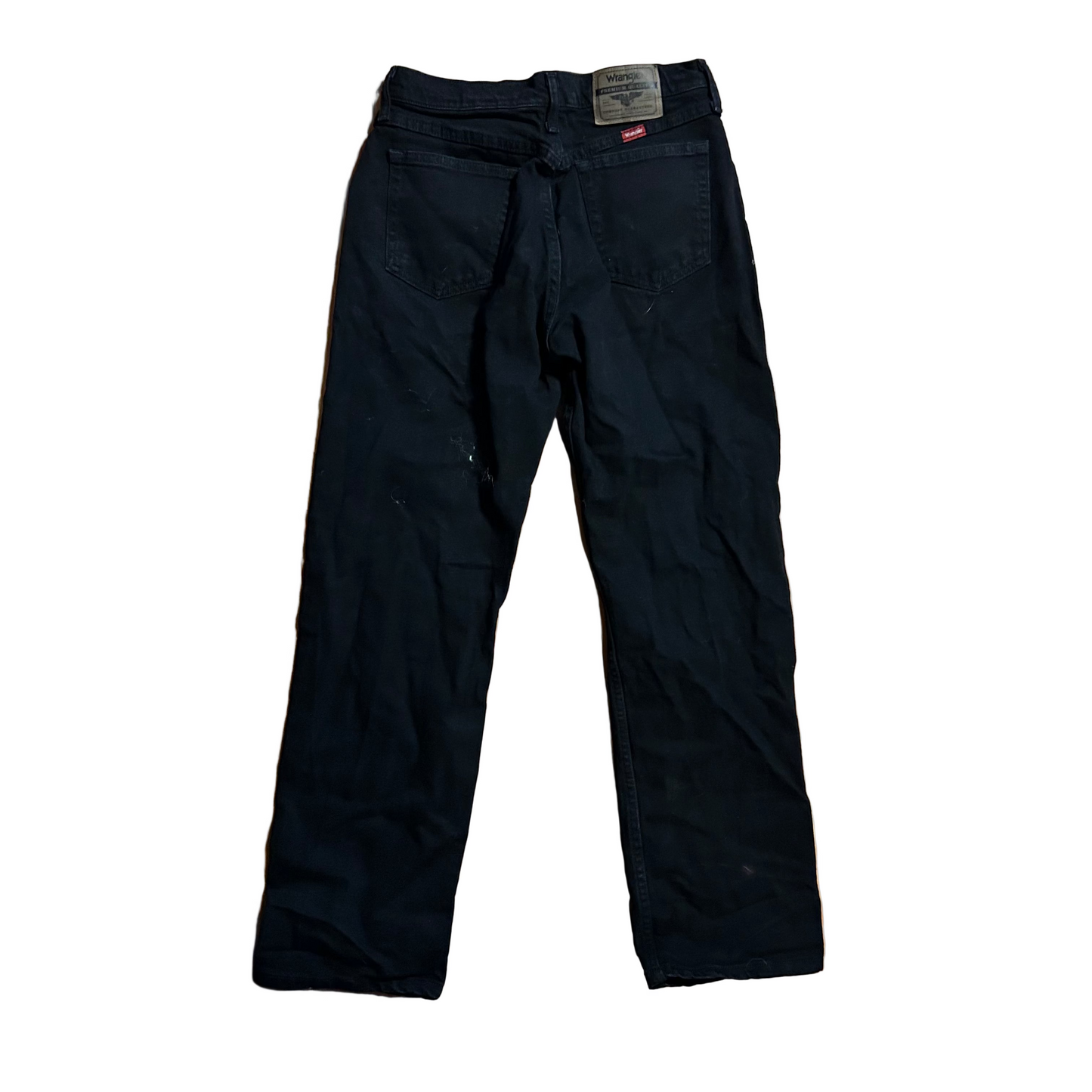 Wrangler Black Denim Jeans - 30" x 29"