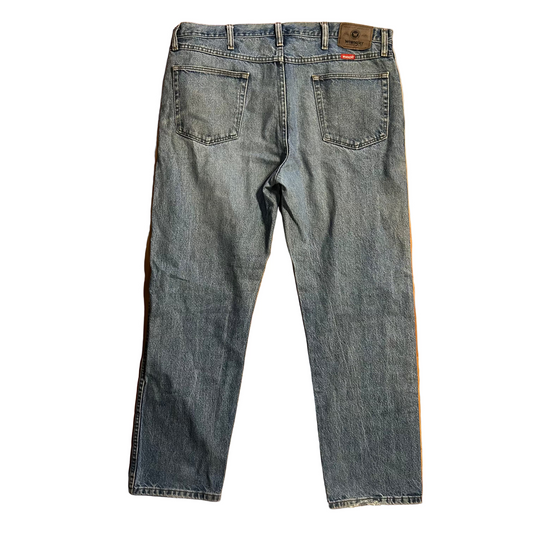 Wrangler Light Wash Denim Blue Jeans - 38" x 29"