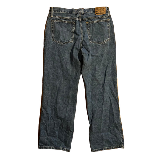 Arizona Dark Wash Denim Blue Jeans - 34" x 30"
