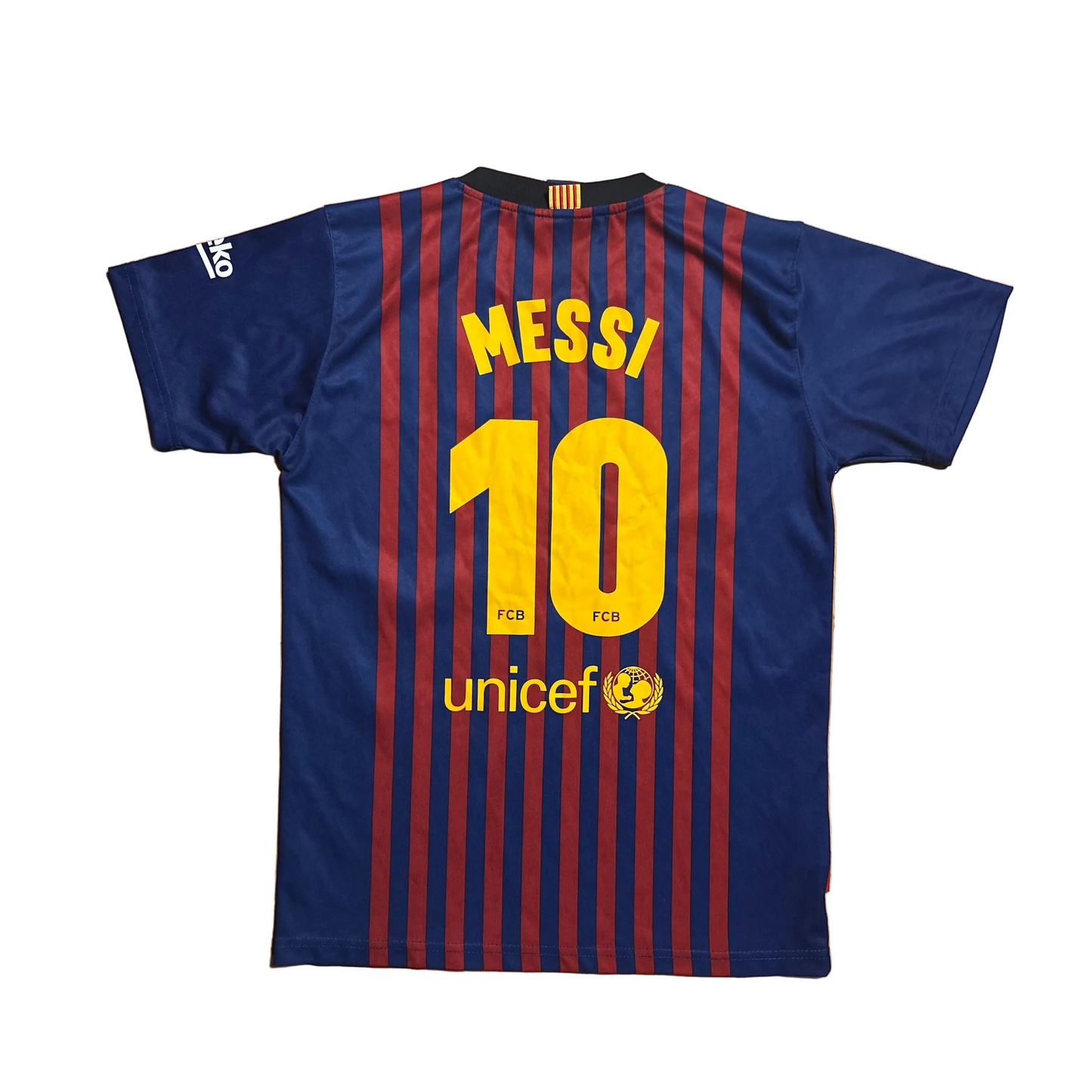 Lionel Messi Barcelona FC Blue Soccer Club Jersey - XSmall - 17.5" x 24.5"