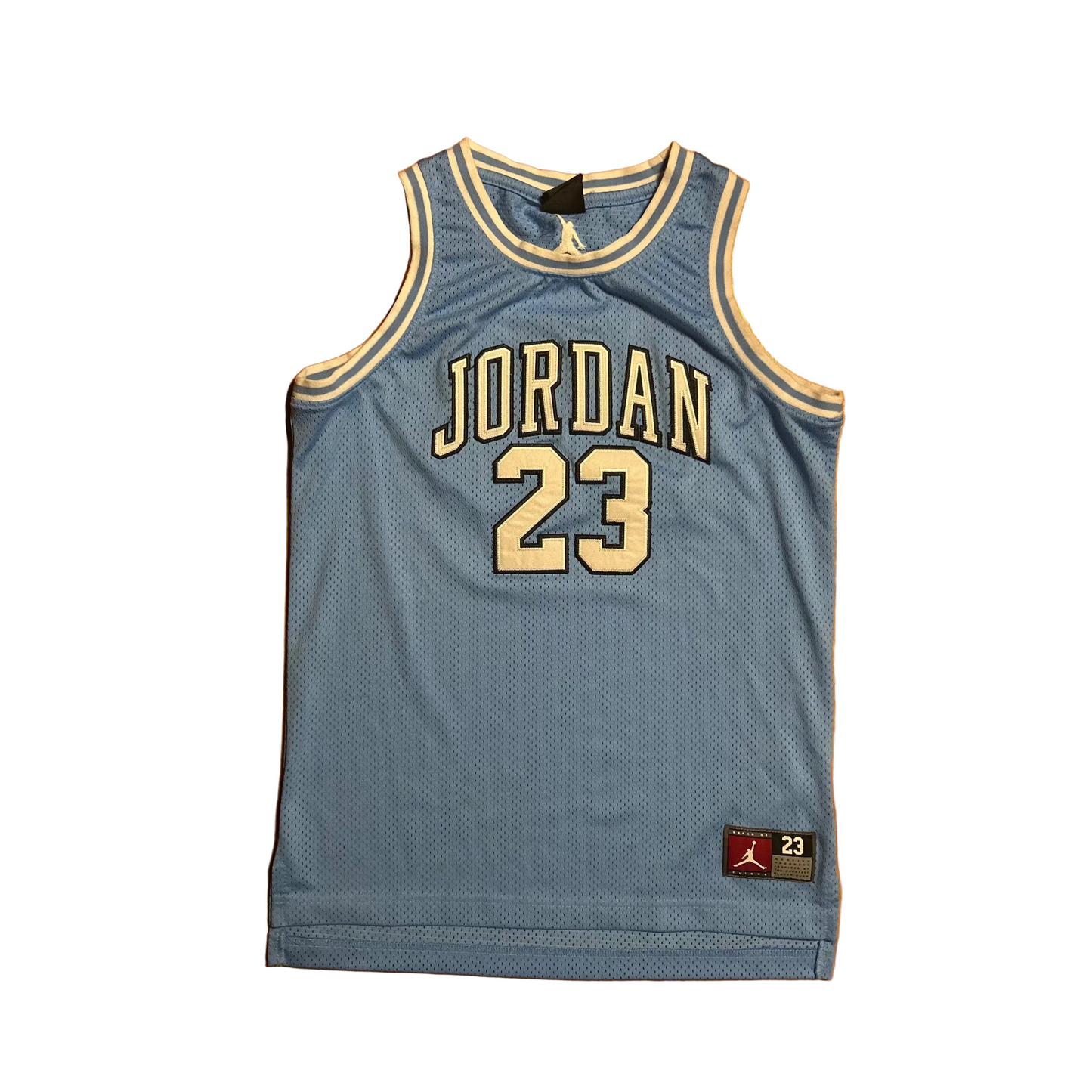 Michael Jordan UNC Blue Basketball Jersey - Small - 18" x 27"