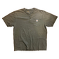 Carphartt Carhartt Quarter Button Green Pocket Tshirt - XLarge - 24" x 29.5"
