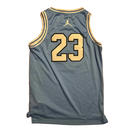 Michael Jordan UNC Blue Basketball Jersey - Small - 18" x 27"