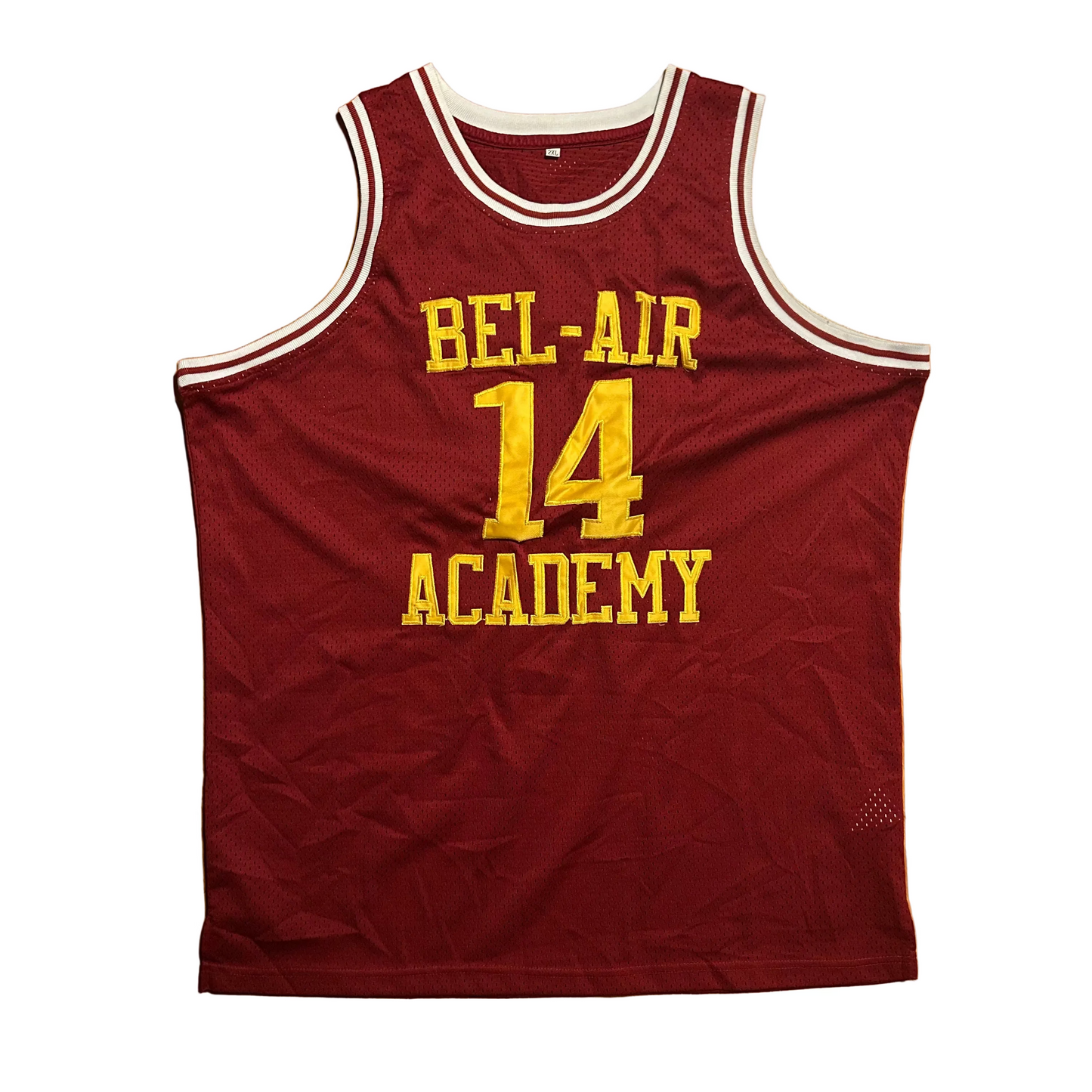 Fresh Prince of Bel Air Will Smith Maroon Basketball Jersey - XLarge - 25.5" x 32"