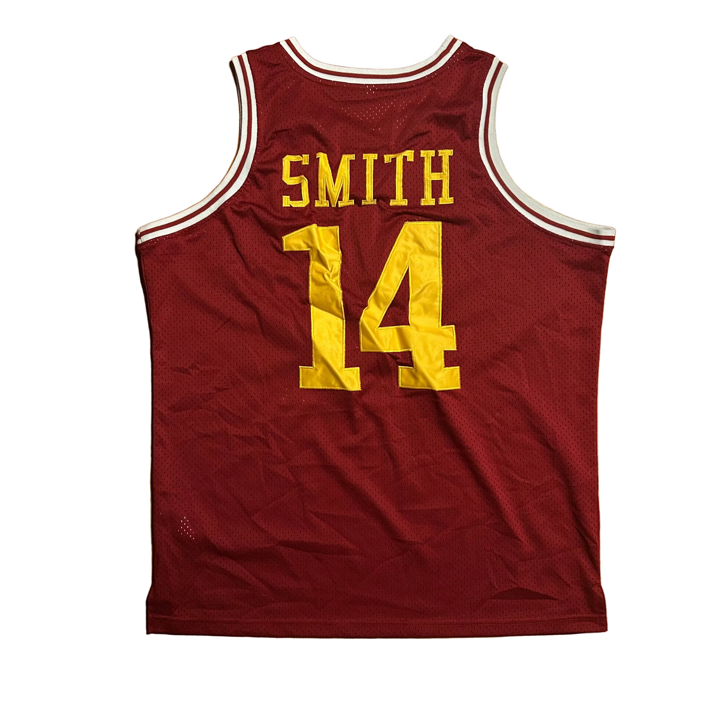 Fresh Prince of Bel Air Will Smith Maroon Basketball Jersey - XLarge - 25.5" x 32"