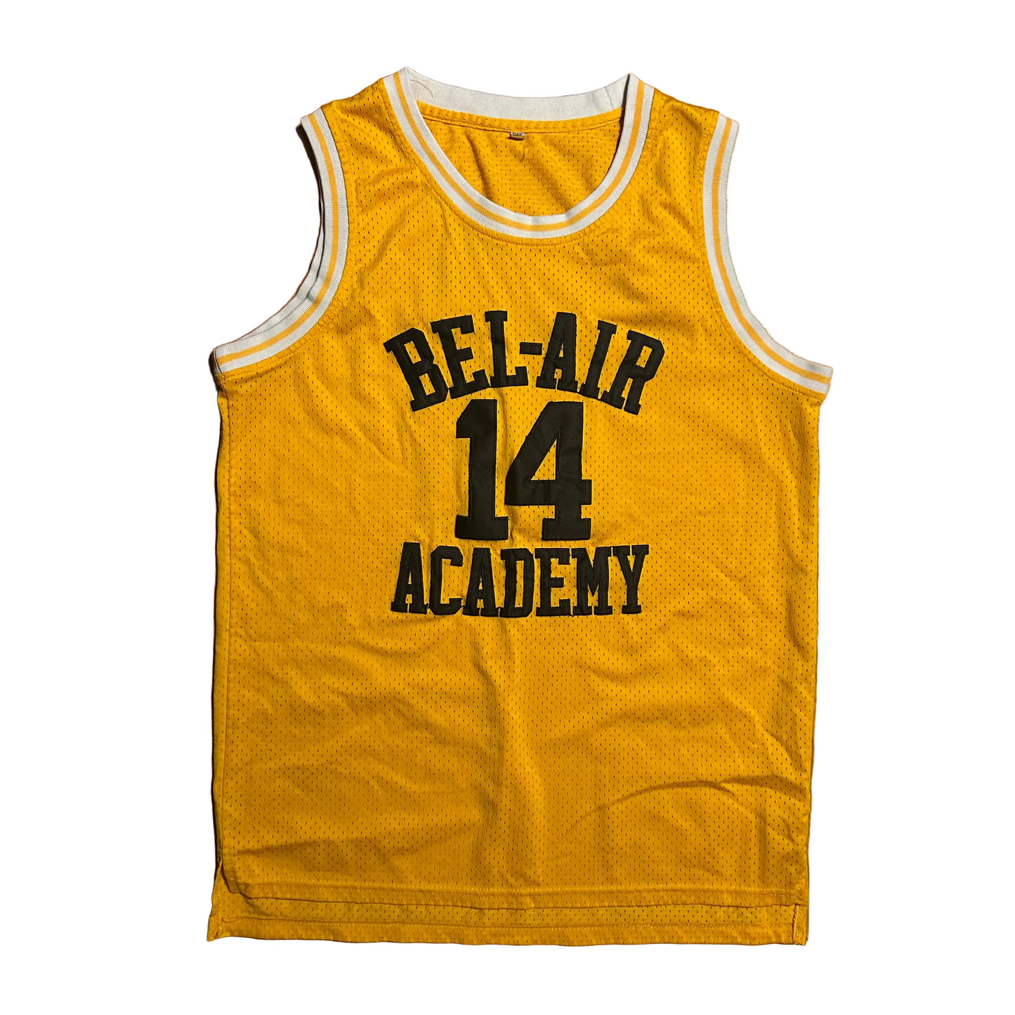 Fresh Prince of Bel Air Will Smith Yellow Basketball Jersey - Medium - 20.5" x 30"