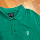 90’s South Pole Green Button Up Polo Shirt - Medium - 21.5" x 32"