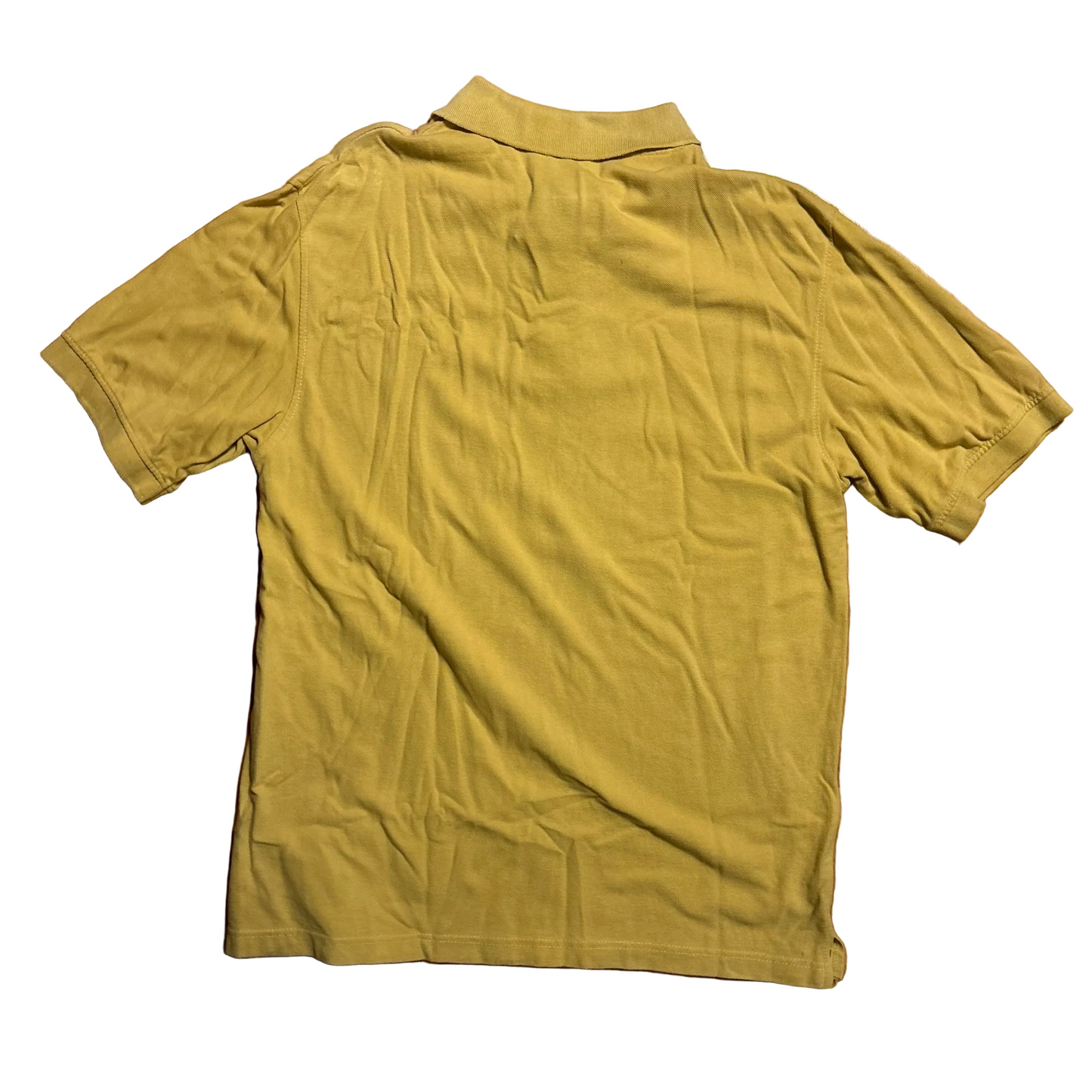 90’s South Pole Yellow Button Up Polo Shirt - Large - 23" x 31"