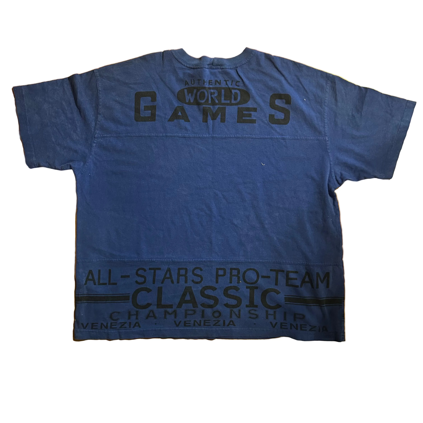 90’s Sport Venezia Blue Tshirt - XLarge - 27.5" x 29"