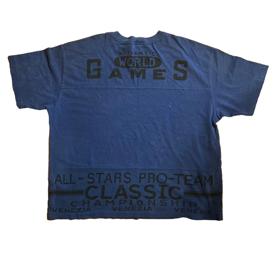 90’s Sport Venezia Blue Tshirt - XLarge - 27.5" x 29"