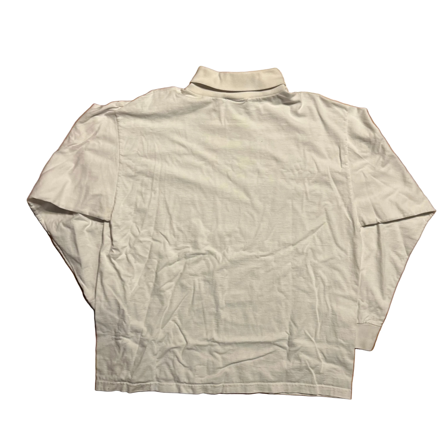 90’s Apparel Sales Company IU Indiana University Hoosiers White Turtleneck Longsleeve Shirt - XLarge - 24" x 27.5"