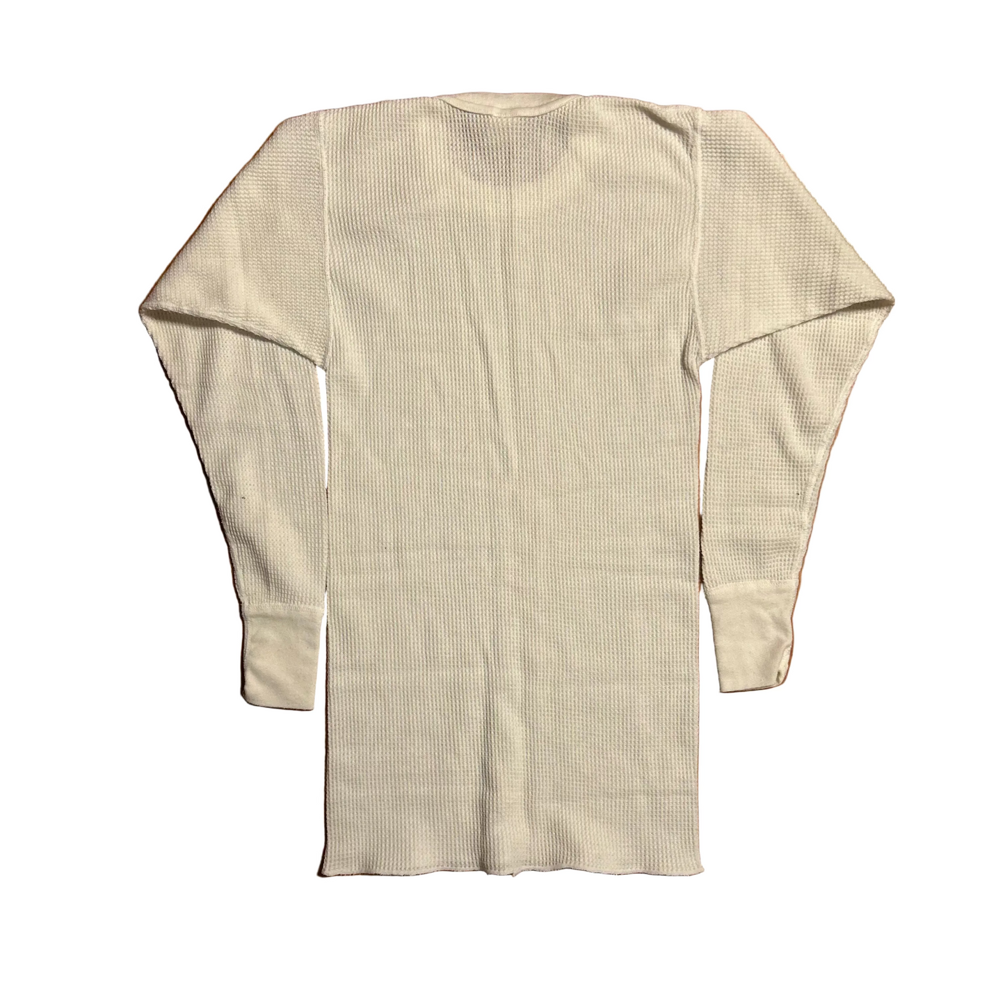 80/90’s Greatland White Thermal Longsleeve Shirt - XSmall - 14.5" x 28"