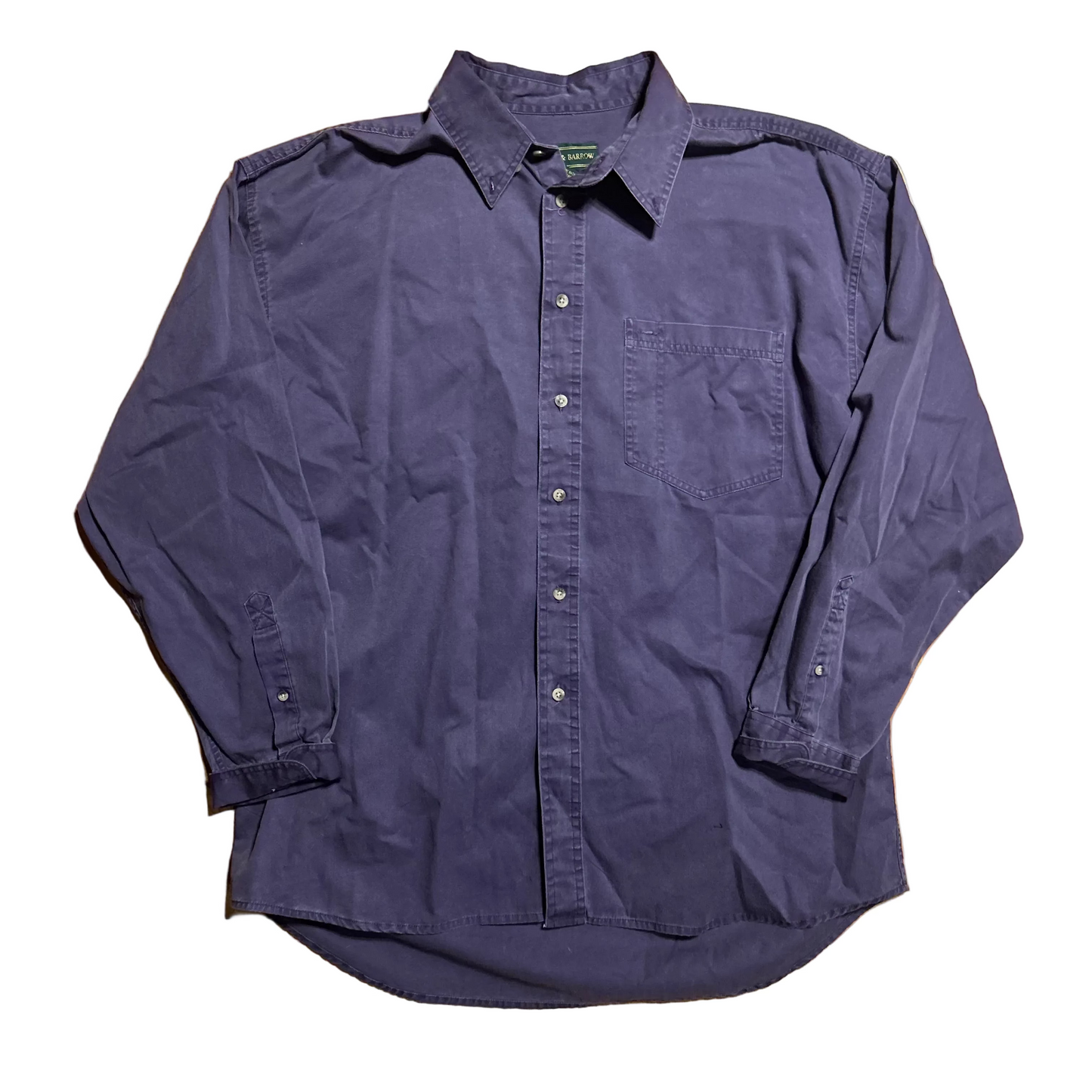 Croft and Barrow Purple Button Down Shirt - XLarge - 24" x 33.5"