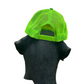 Sicko Workin Like a Sicko this Morning I Puked On Laundry Neon Green Decky Trucker Hat