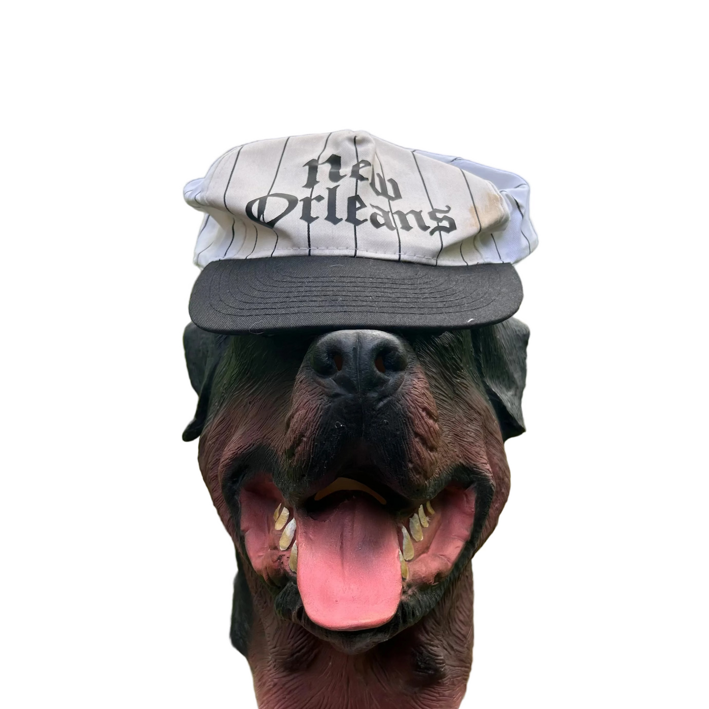 New Orleans Mohr's Striped Black White Hat