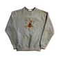 Deer Buck Grey Embroidered Crewneck Sweatshirt - Medium - 20" x 24"