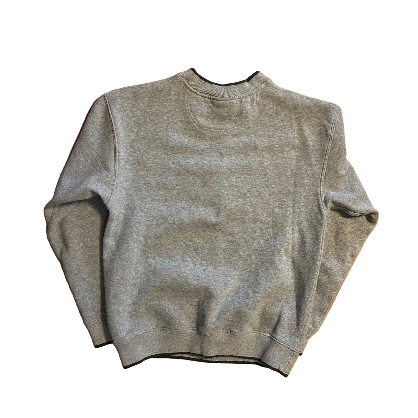 Deer Buck Grey Embroidered Crewneck Sweatshirt - Medium - 20" x 24"