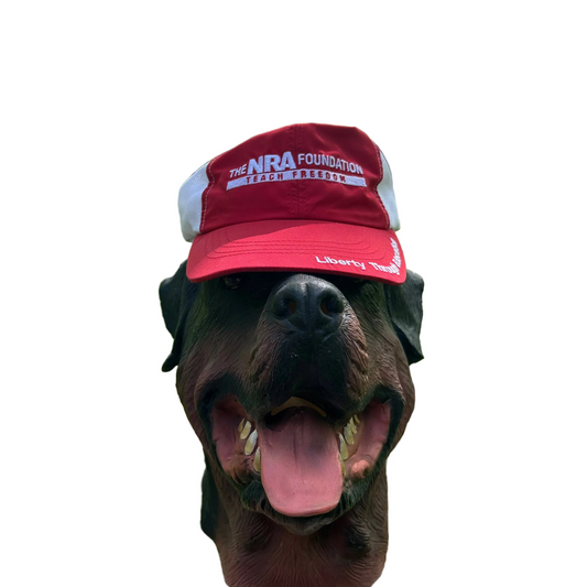 NRA Foundation Teach Freedom Liberty Through Education Red White Americap Trucker Hat