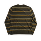 Mossimo Brown Acrylic Striped Sweater - Medium - 21" x 25.5"