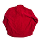 Moose Creek Red Cotton Pearl Snap Button Up Shirt - XLarge - 27" x 34"