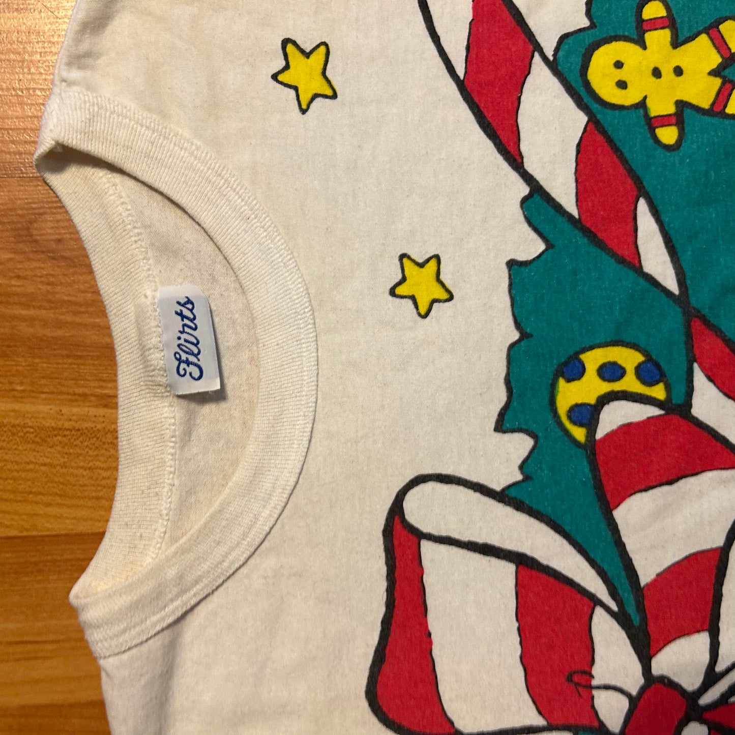 90's Flirts Peanuts Schultz Snoopy Christmas Tshirt - XLarge - 24" x 33"