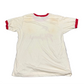 70/80’s Textile Prints Philmont Red White Ringer Tshirt - Small - 18" x 25.5"