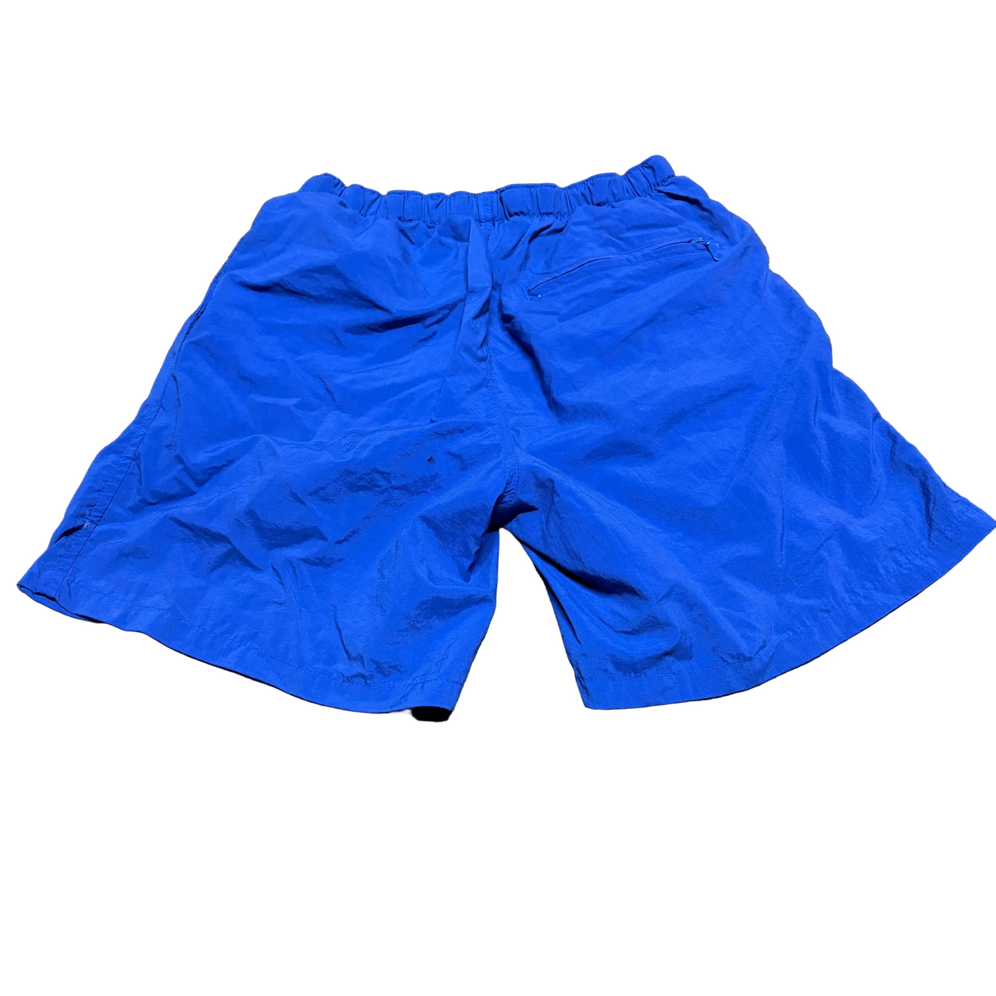 90’s Columbia Blue Nylon Shorts Swim Trunks - Tagged S - 24" x 5.5"