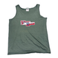 90’s Tultex Virginia Beach Green Olive Tanktop Shirt - Large - 22" x 25.5"