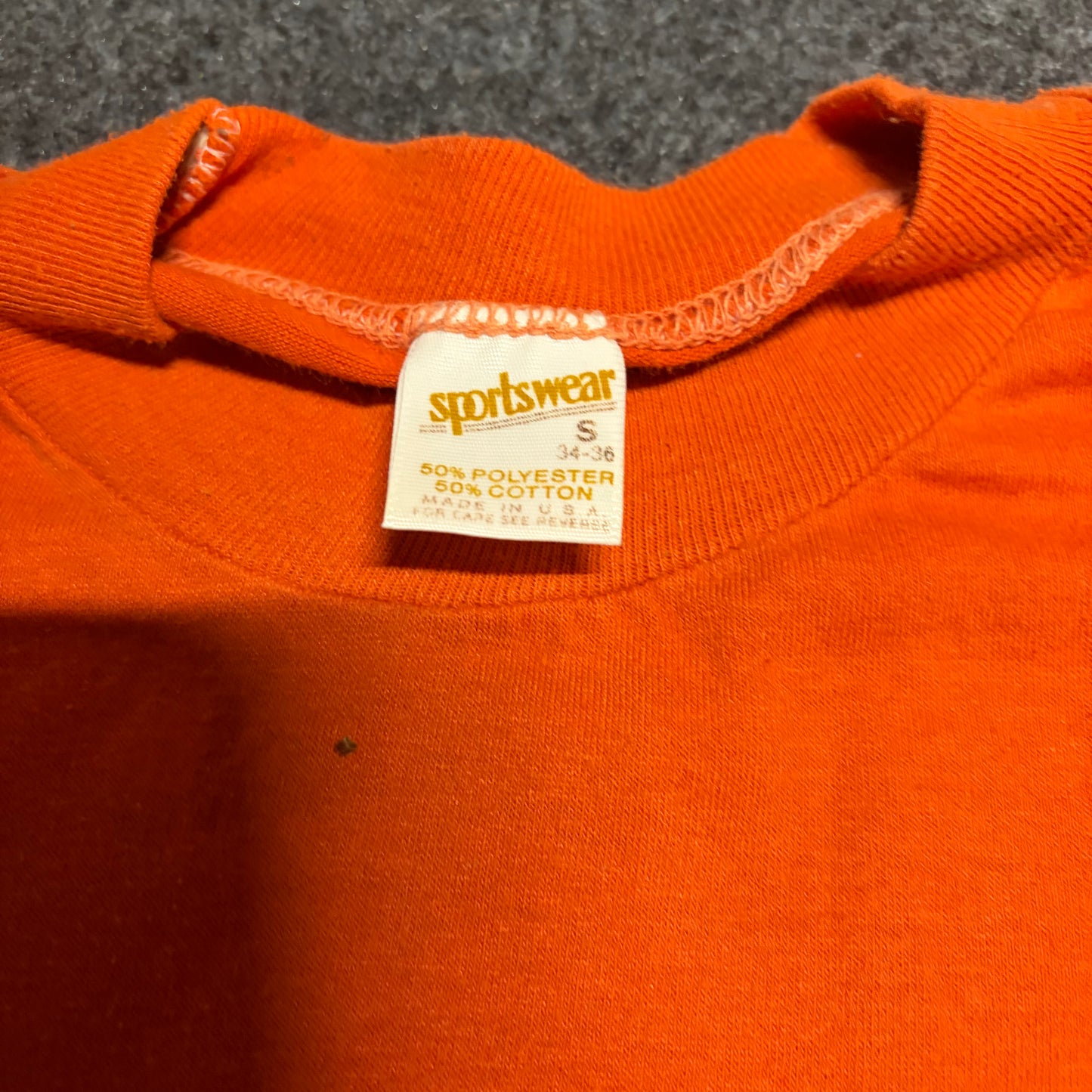 80’s Sportswear South Pacific Christy Orange Tshirt - XSmall - 16" x 25"