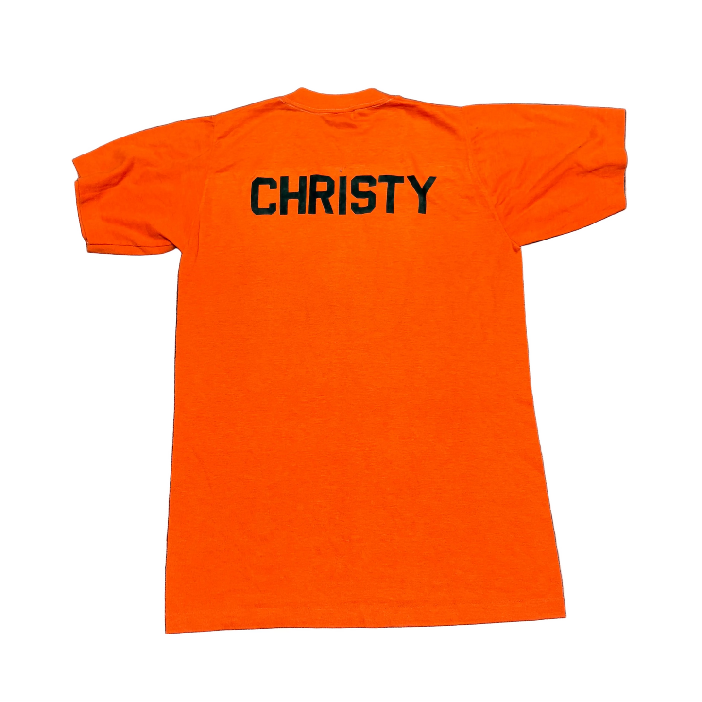 80’s Sportswear South Pacific Christy Orange Tshirt - XSmall - 16" x 25"