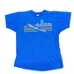 80’s Screen Stars Washington DC Rainbow Blue Tshirt - Small - 19.5" x 25"