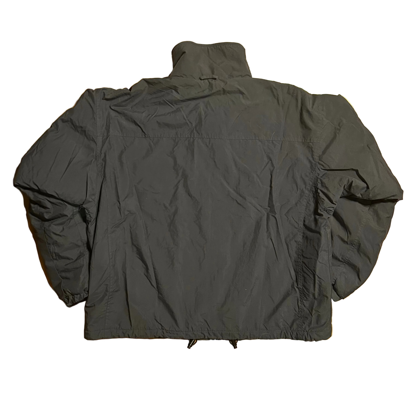 90’s Columbia Fleece Lined Nylon Windbreaker Grey Jacket - XLarge - 28" x 27"