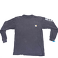 Carhartt Carphartt Black Longsleeve Logo Shirt - Medium - 20" x 28"