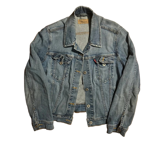 Levi’s Blue Denim Trucker Jacket - Medium - 21" x 20.5"